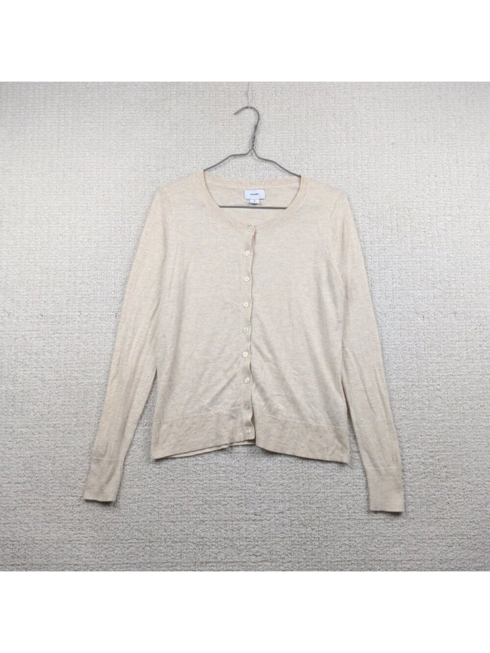 Old Navy Knit Button Front Cardigan Sweater Cozy Cabin Cream Off-White Wom XS